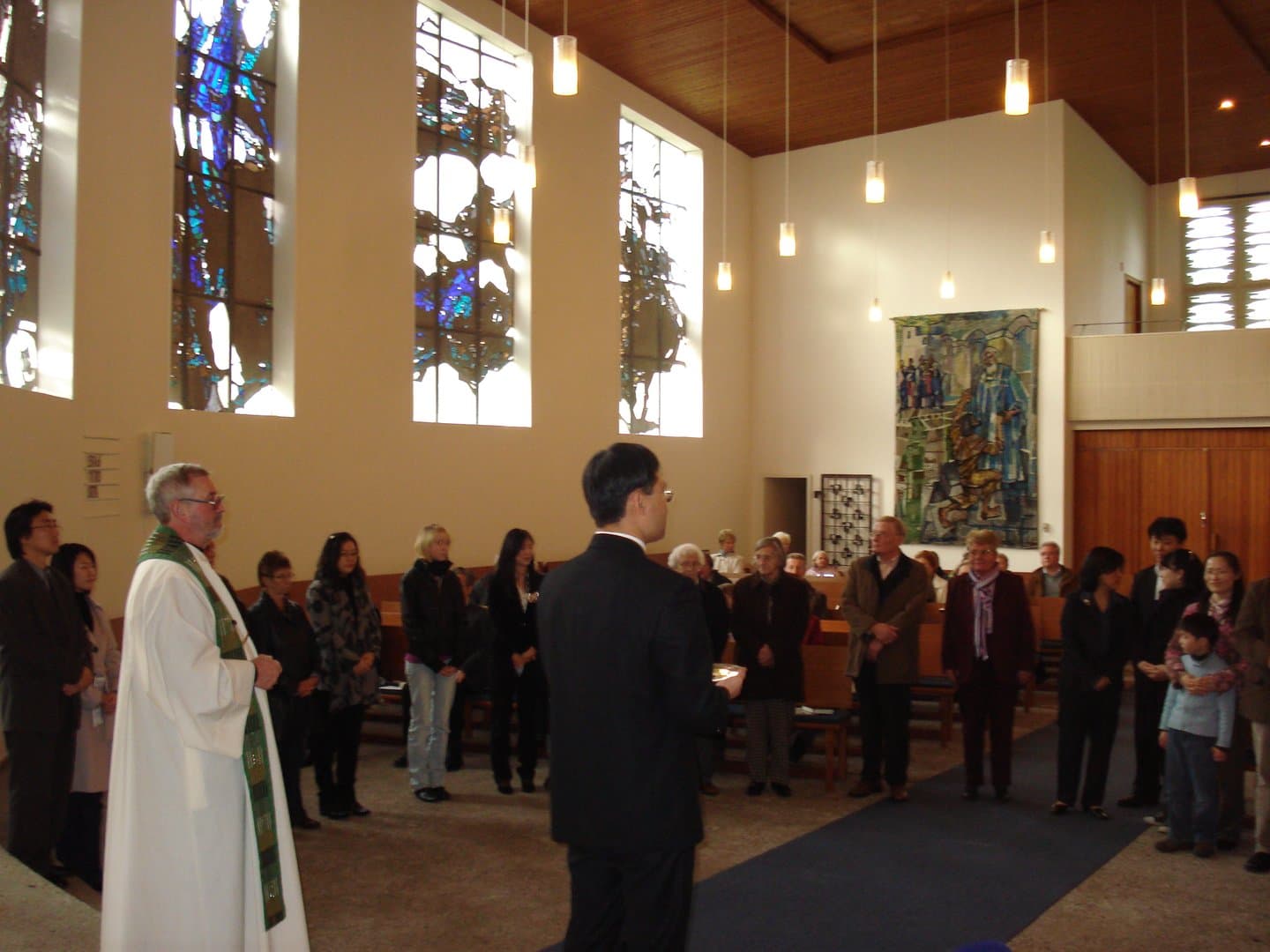 Ein gemeinsamer Gottesdienst mit der deutschen Gemeinde